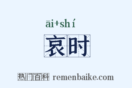 哀时是什么意思的图片